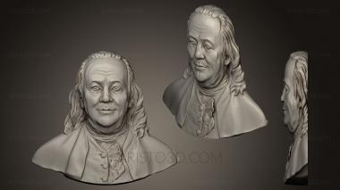 Busts and bas-reliefs of famous people (BUSTC_0748) 3D model for CNC machine